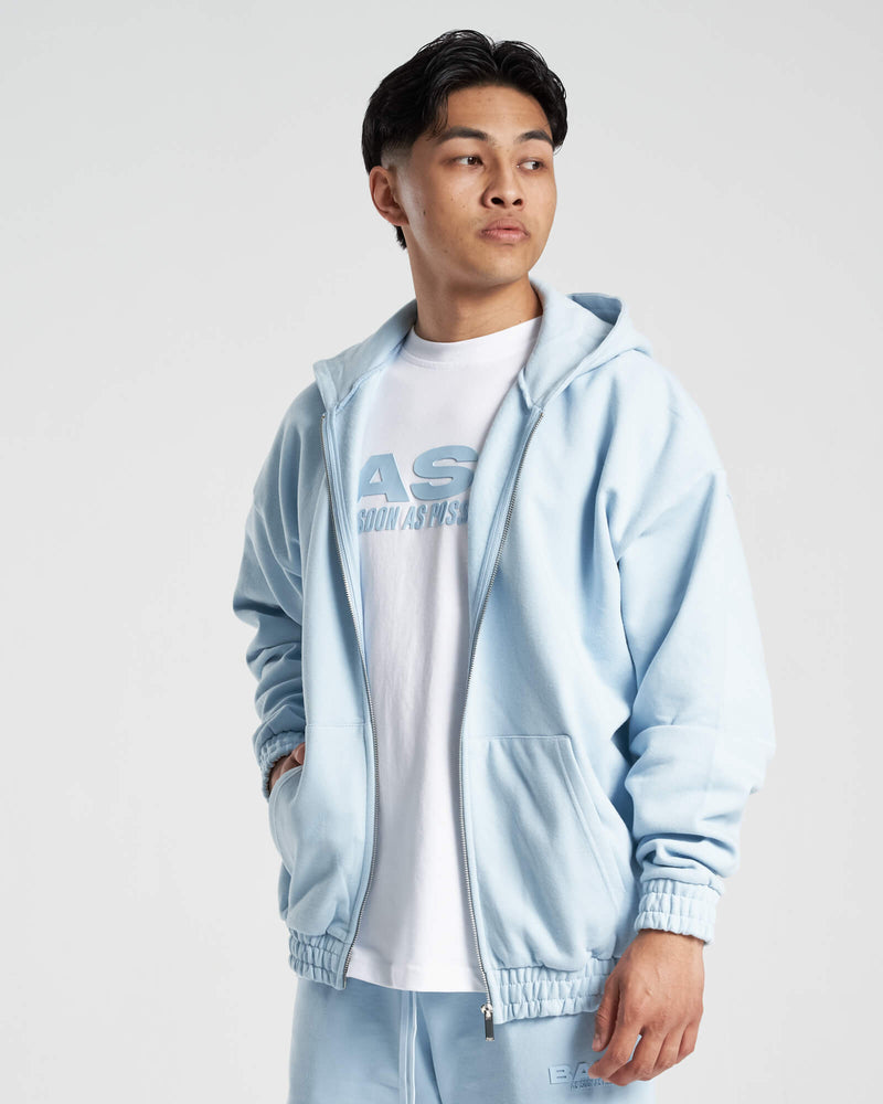 ASAP Season Zipper Hoodie - Clear Sky