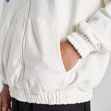 Evo Zipper Hoodie - Bright White