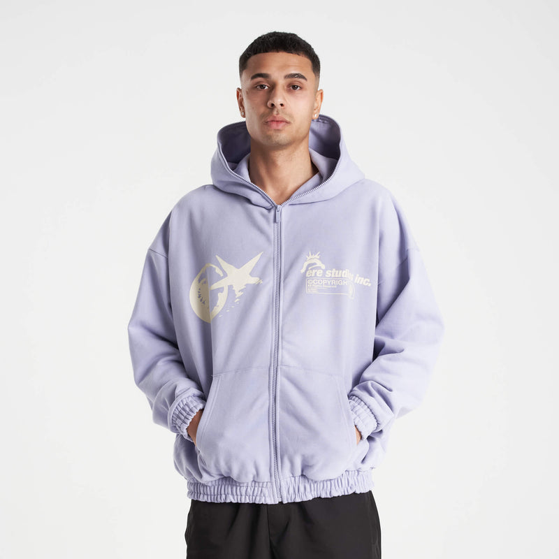 Evo Zipper Hoodie - Persion Violate