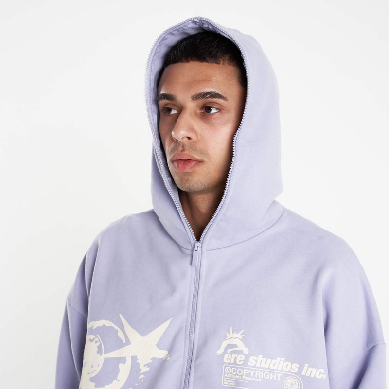 Evo Zipper Hoodie - Persion Violate