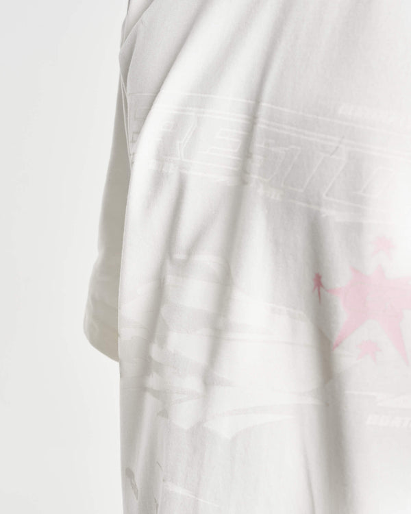 T-Shirt – White Pink