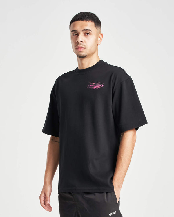 T-Shirt – Black Pink