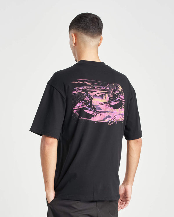 T-Shirt – Black Pink
