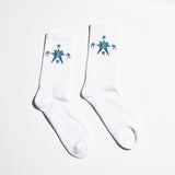 Socks – White Green
