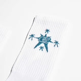 Socks – White Green