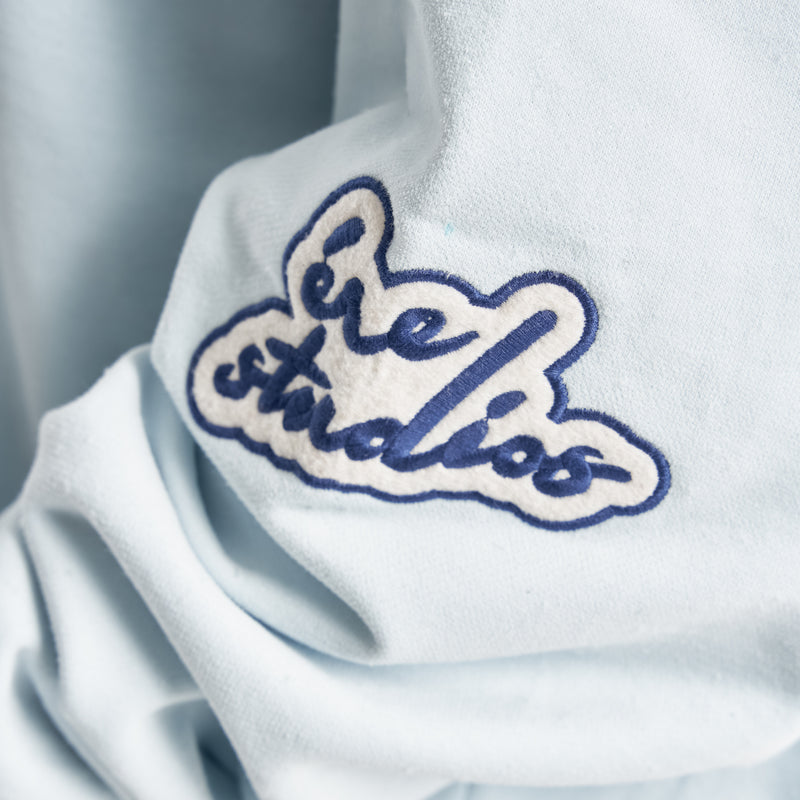 Heart Break Heavy Zipper - Baby Blue